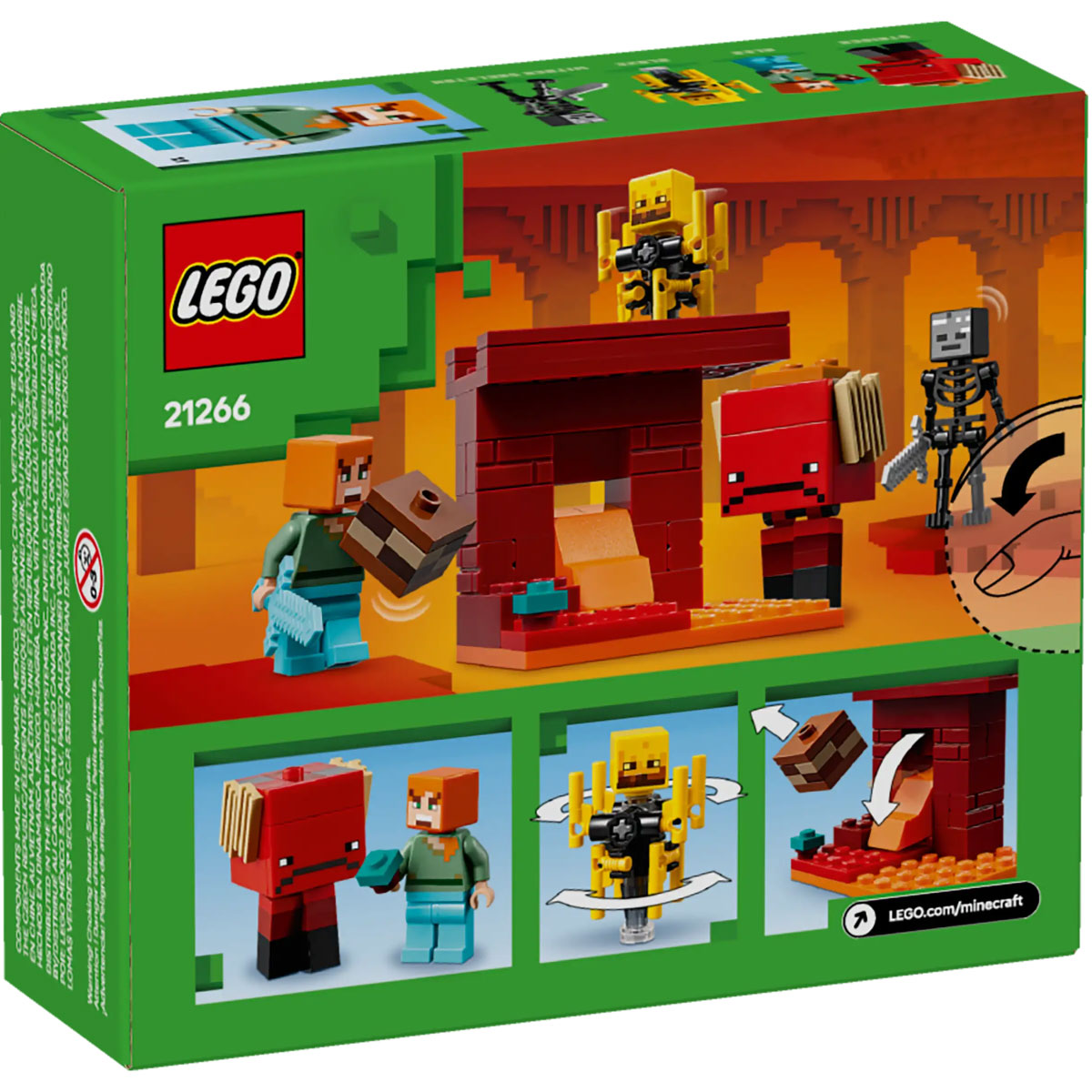 LEGO Minecraft 21266 battaglia sul ponte del nether