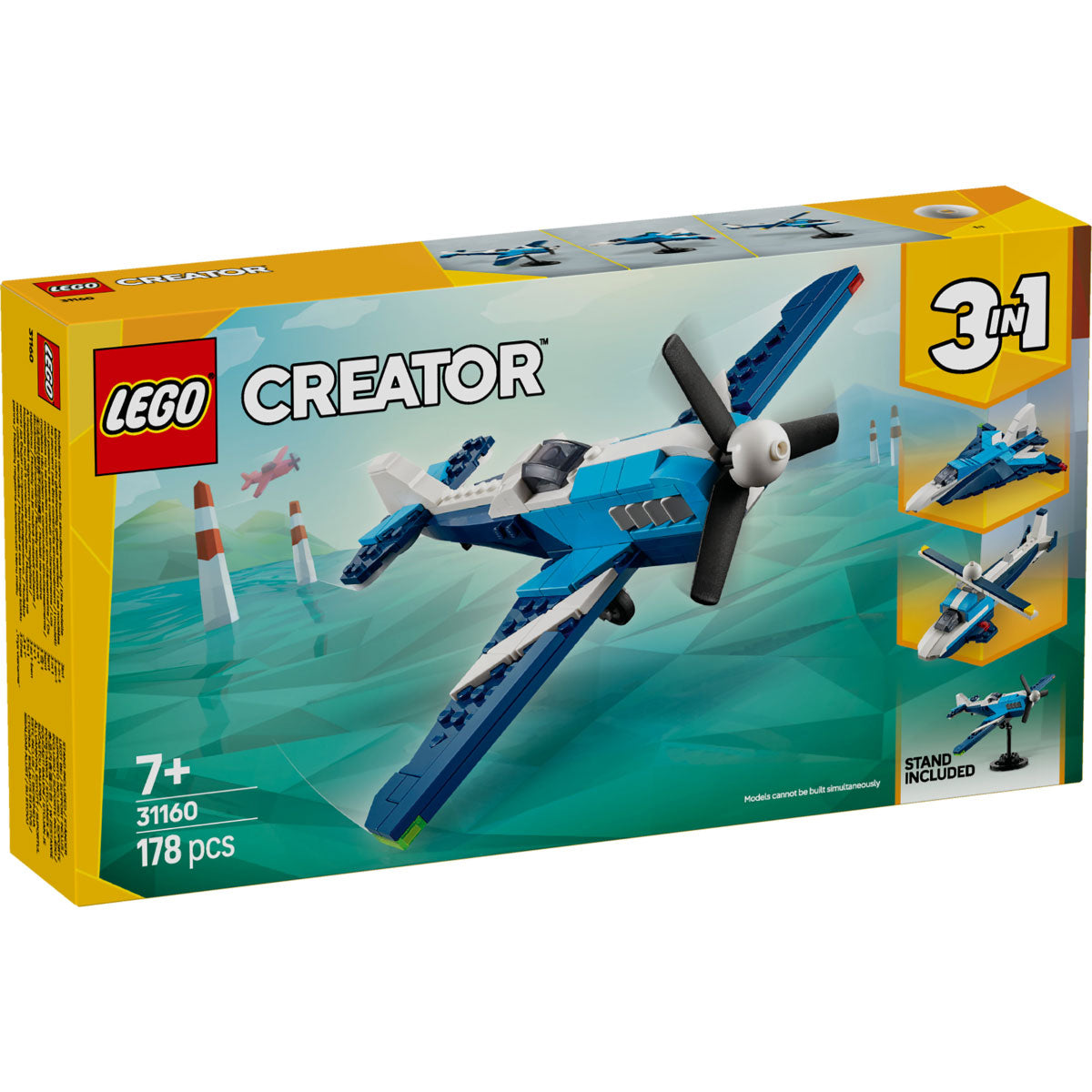 LEGO Creator 31160 velivolo: aereo da competizione