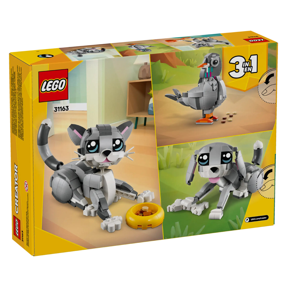 LEGO Creator 31163 gatto giocoso