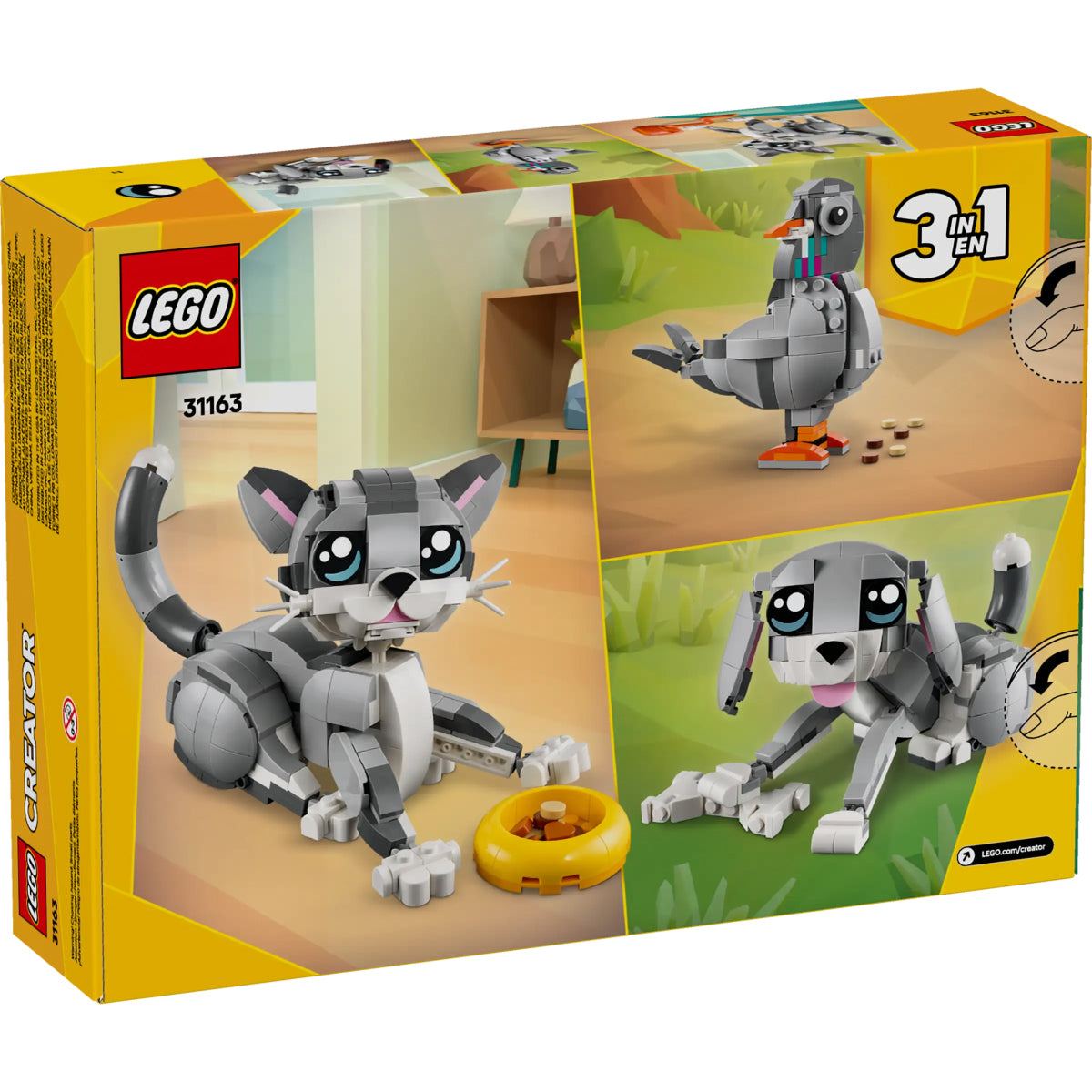 LEGO Creator 31163 gatto giocoso