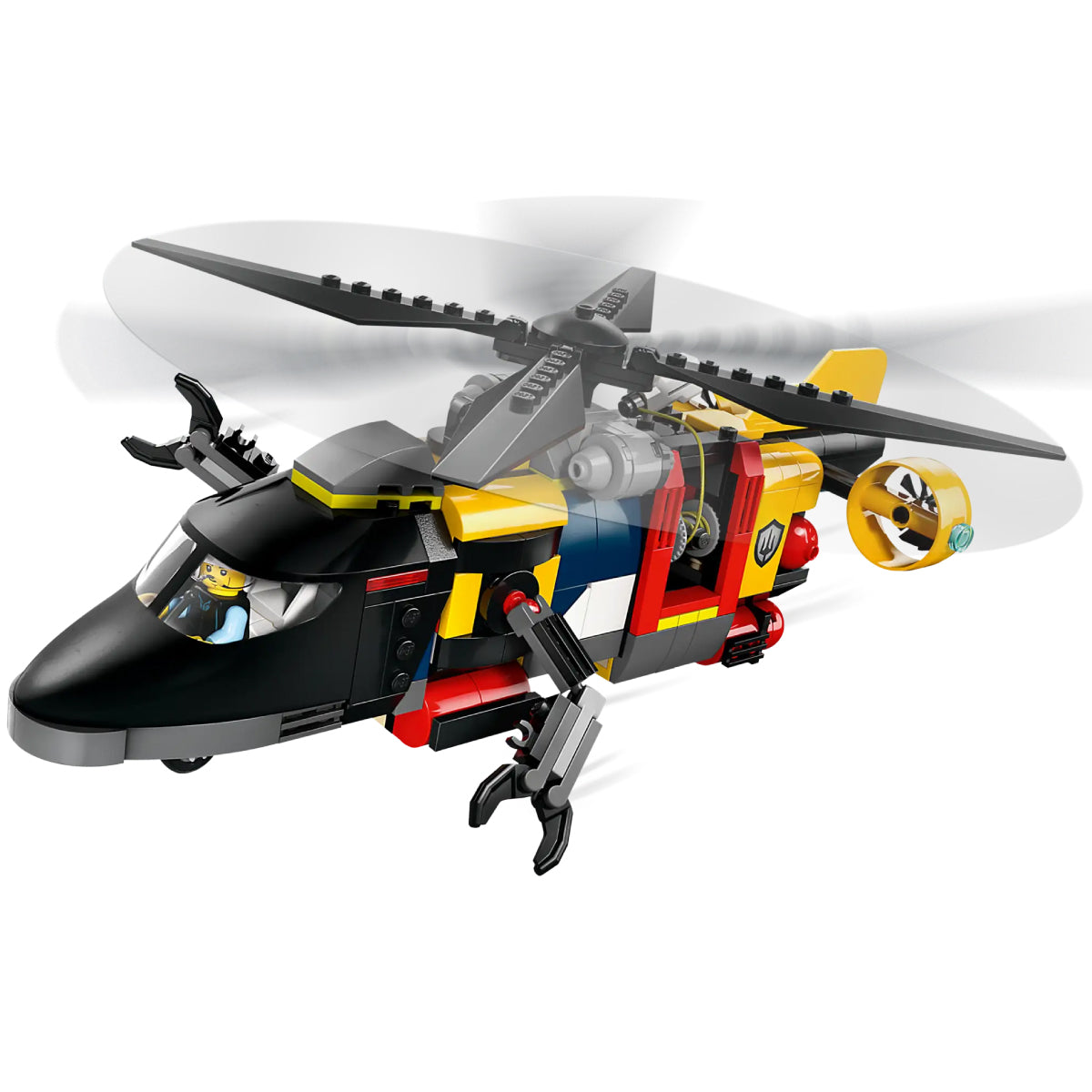 LEGO City 60462 elicottero, autopompa e sottomarino