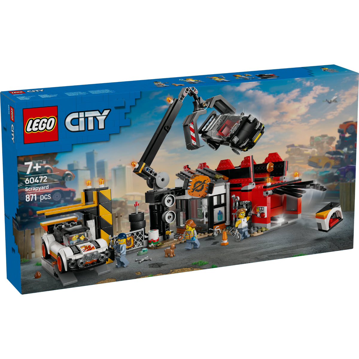 LEGO City 60472 sfasciacarrozze con auto
