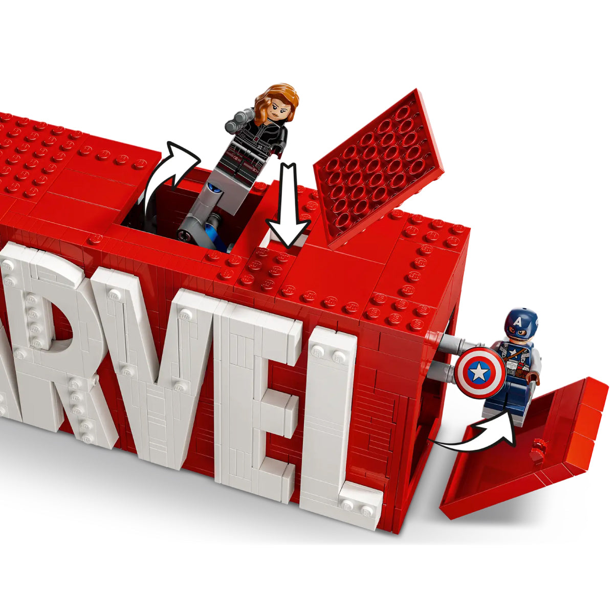 76313 - logo e minifigure marvel
