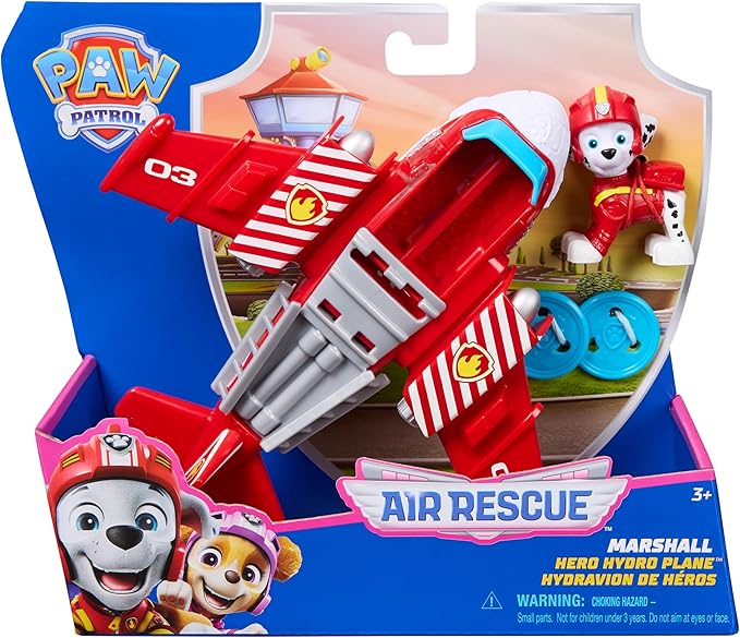 paw patrol air rescue - marshall con veicolo