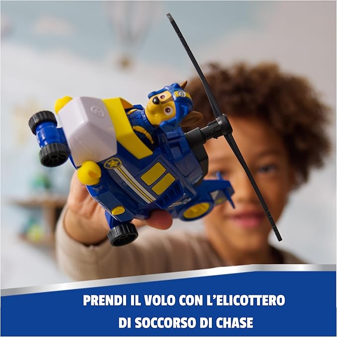 paw patrol air rescue - chase con veicolo