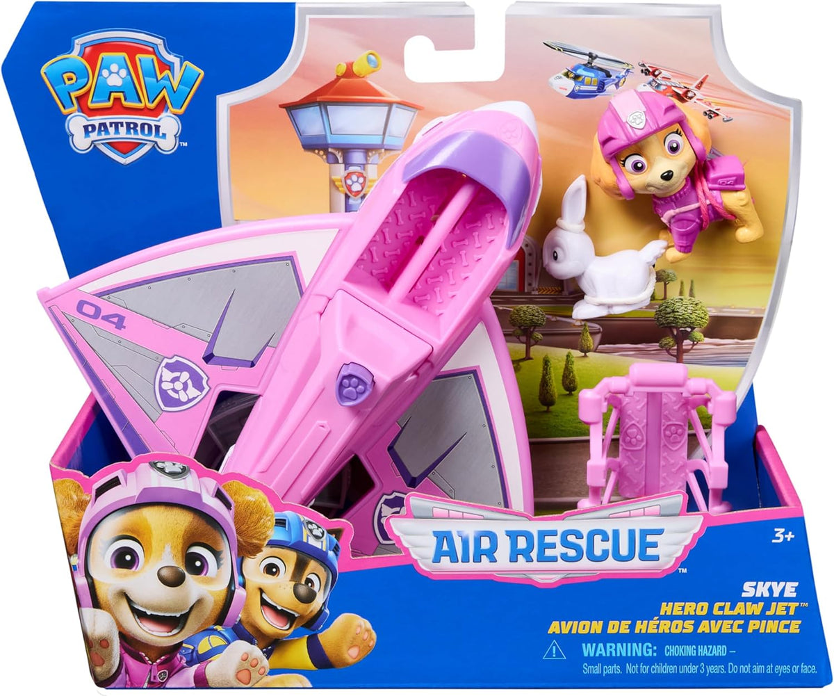 paw patrol air rescue - skye con veicolo