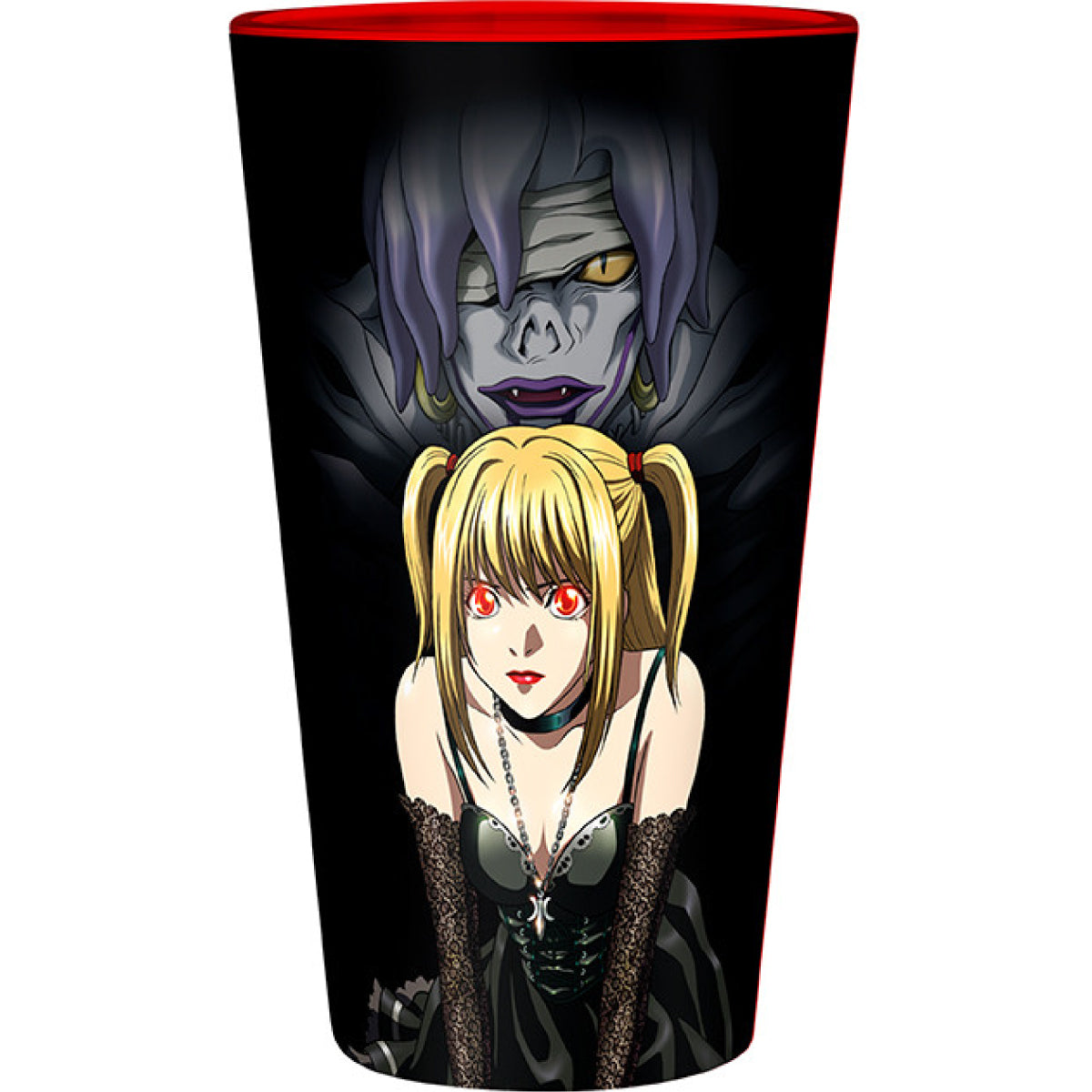death note - bicchiere large 400ml - light & misa