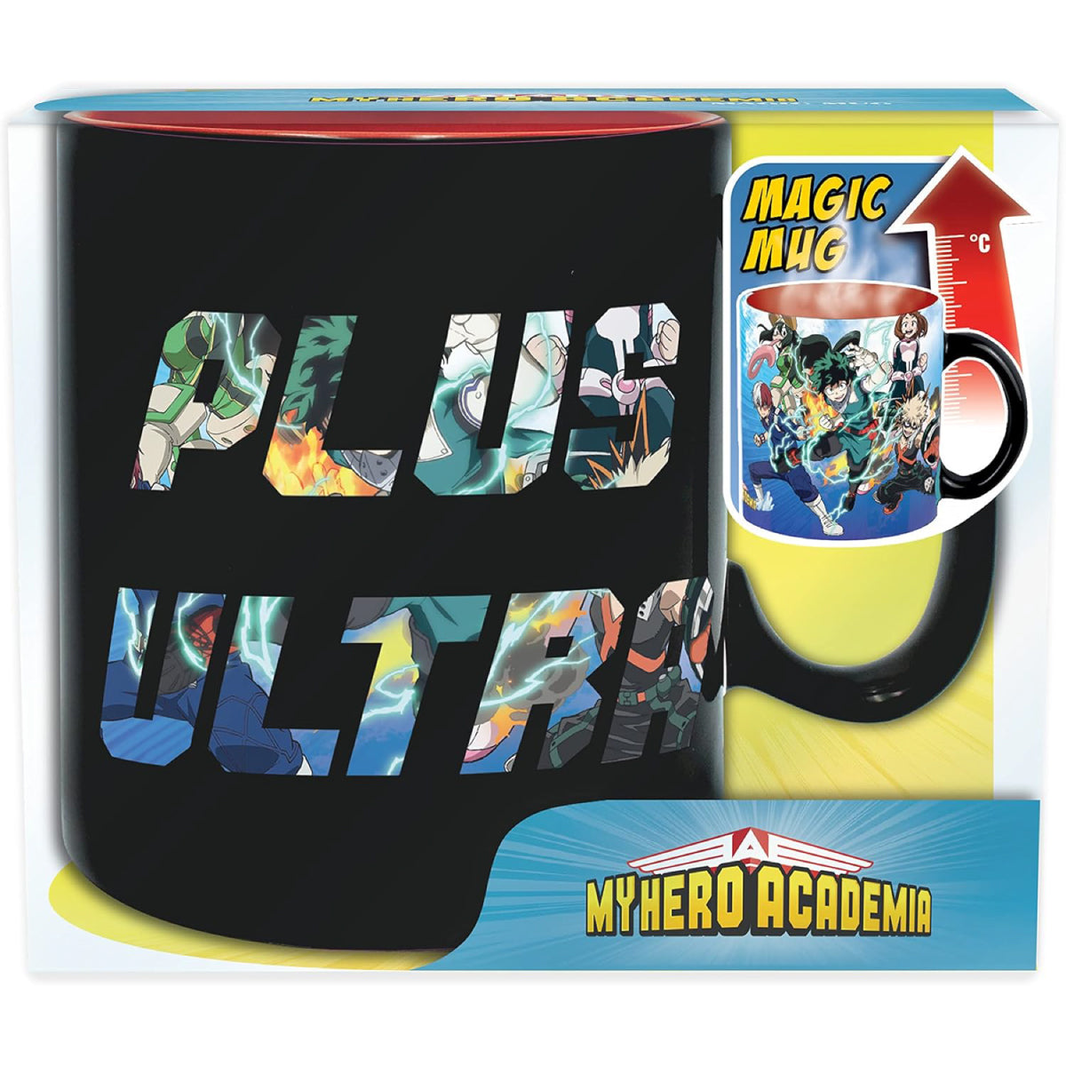 my hero academia - tazza heat change 460ml - heroes