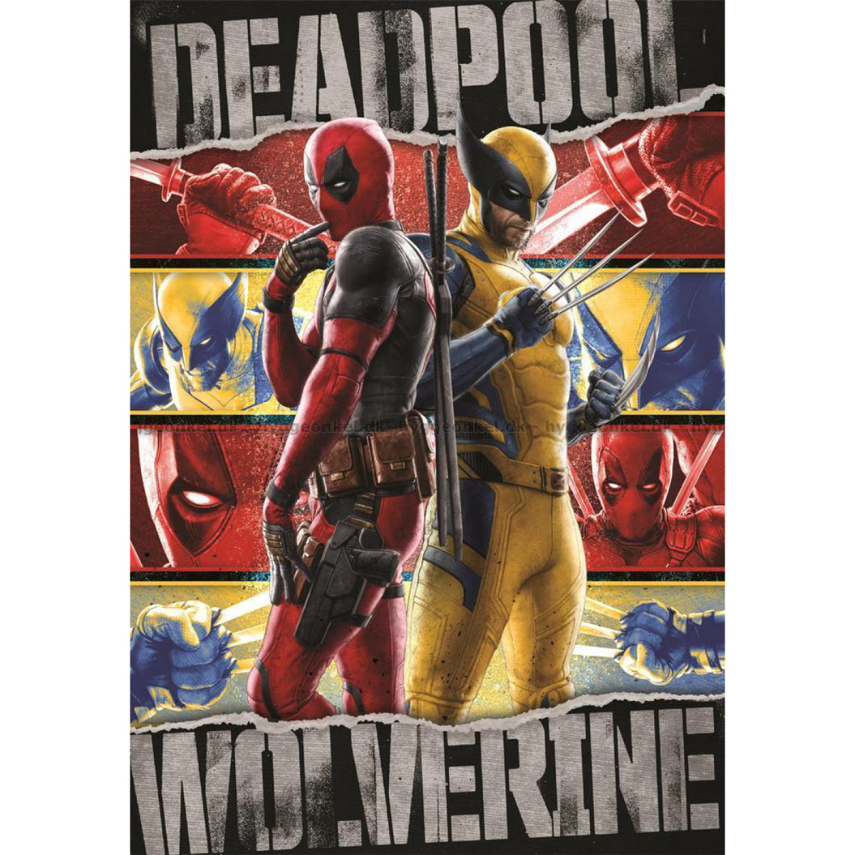 marvel: deadpool & wolverine - puzzle 1000 pezzi