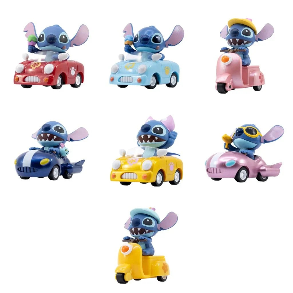disney: lilo & stitch - zoom hero pullback vehicles - 1 personaggio assortito