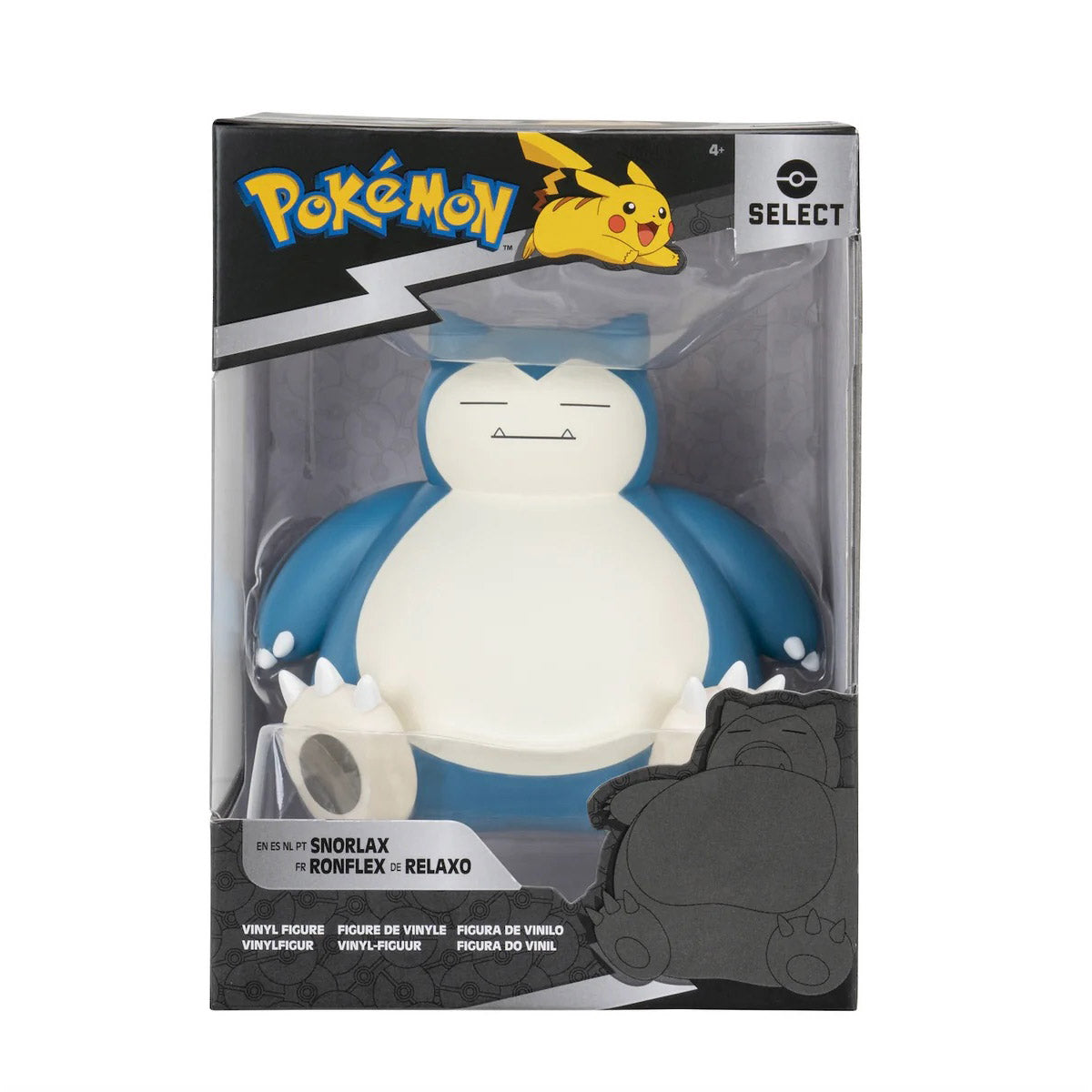 pokémon - select - snorlax - figure in vinile 12cm
