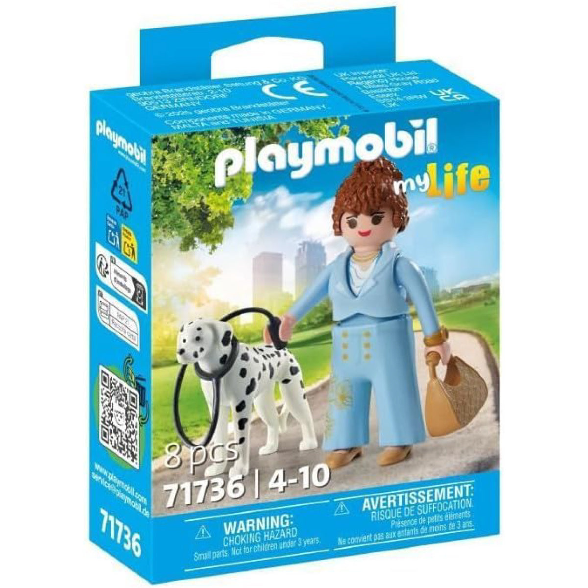 dalmata con personaggio