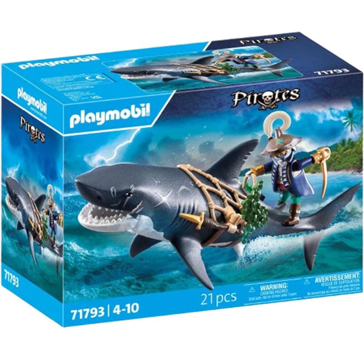 pirata e squalo gigante
