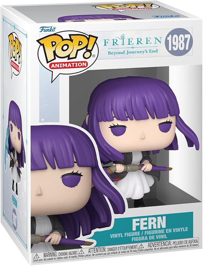 frieren: oltre la fine del viaggio - fern 9cm - funko pop! 1987
