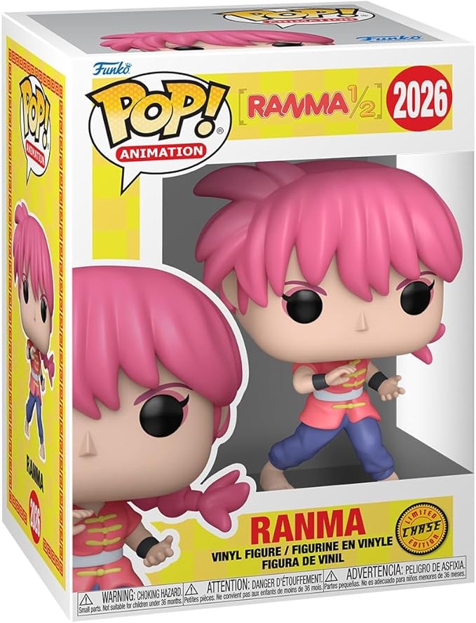 ranma 1/2- ranma 9cm - funko pop! 2026 chase