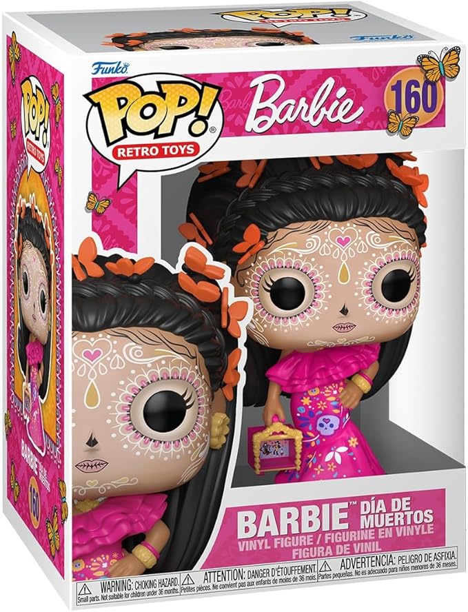 barbie - barbie dia de muertos 9cm - funko pop! 160