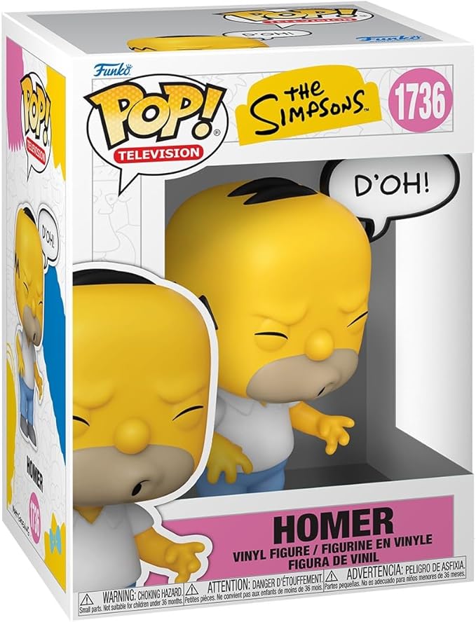 the simpsons - homer simpson 9cm - funko pop! 1736