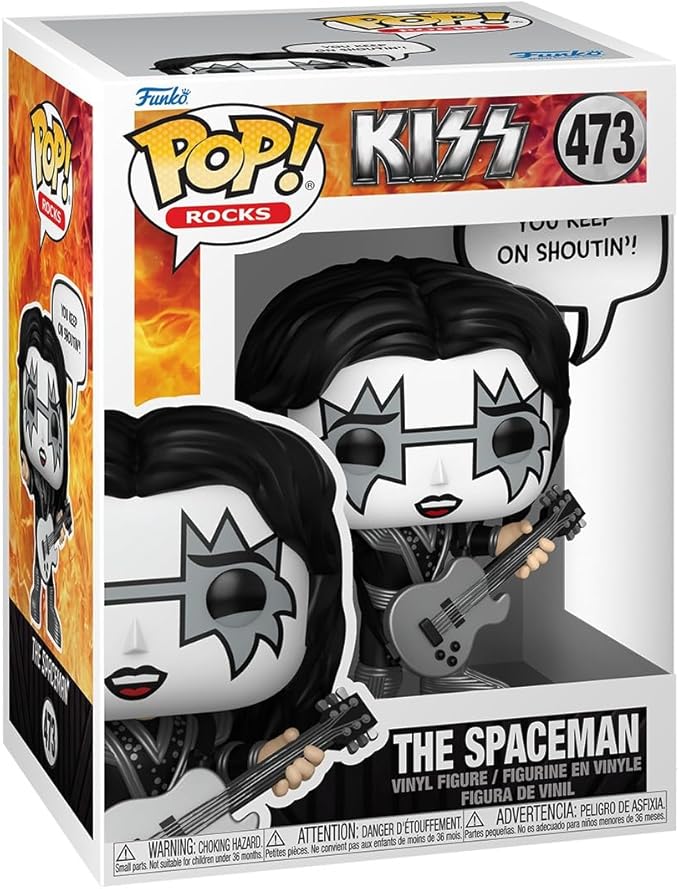 kiss - the spaceman (r&r all night) 9cm - funko pop! 473