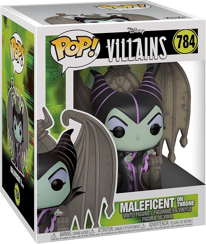 disney villains - maleficent on throne 15cm - funko pop! 784