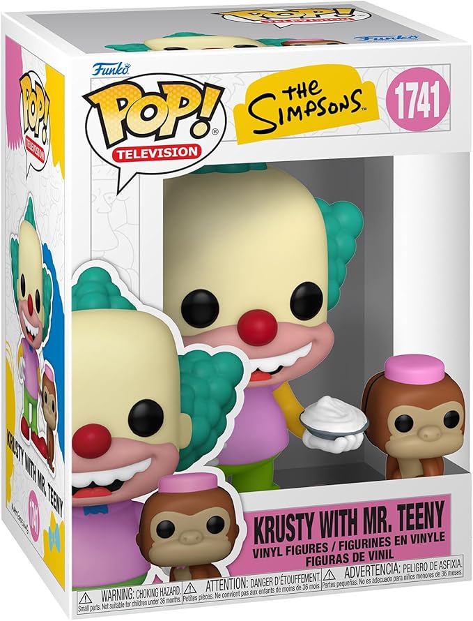 the simpsons - krusty with mr. tenny 9m - funko pop! 1741
