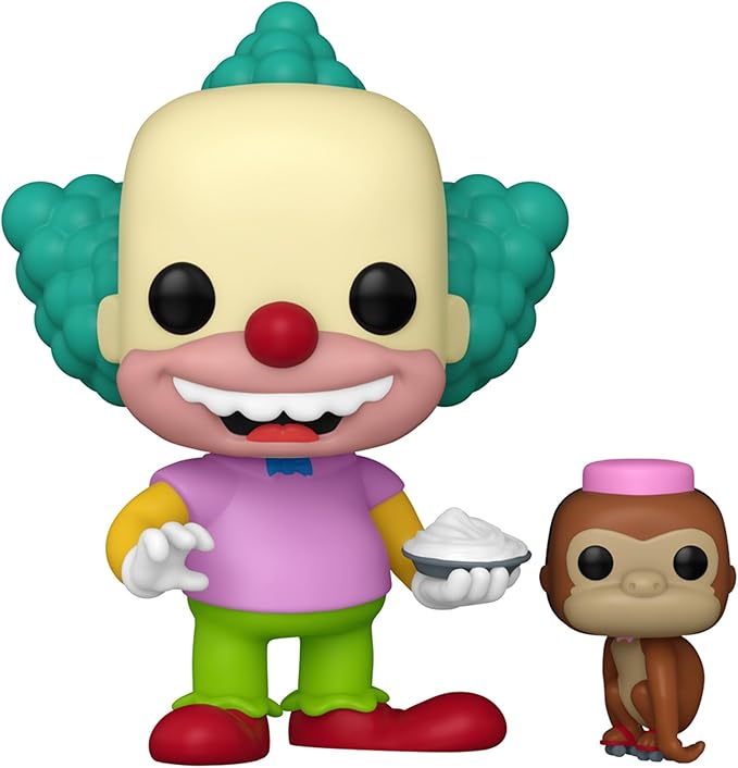 the simpsons - krusty with mr. tenny 9m - funko pop! 1741