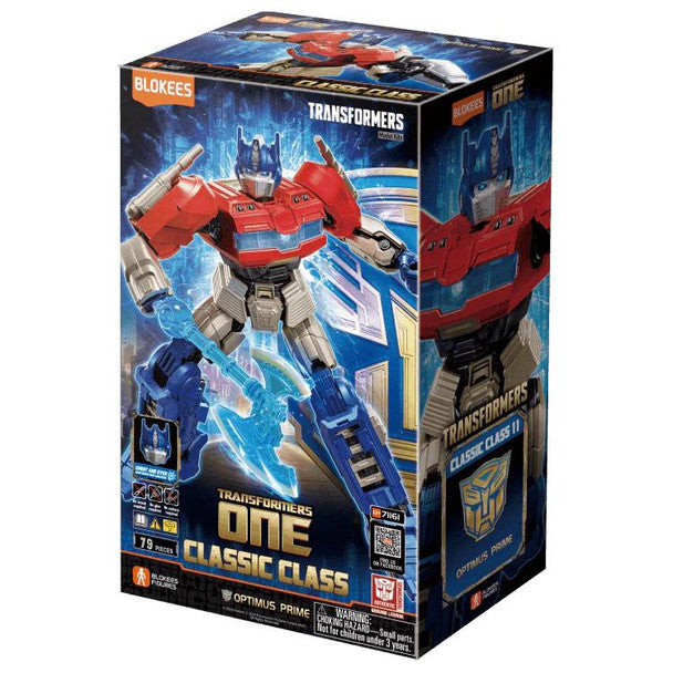transformers one - classic class 11 - optimus prime - 79pz - light-up eyes e chest