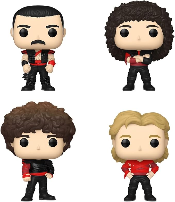 queen - radio gaga 4-pack 9cm - funko pop! 375