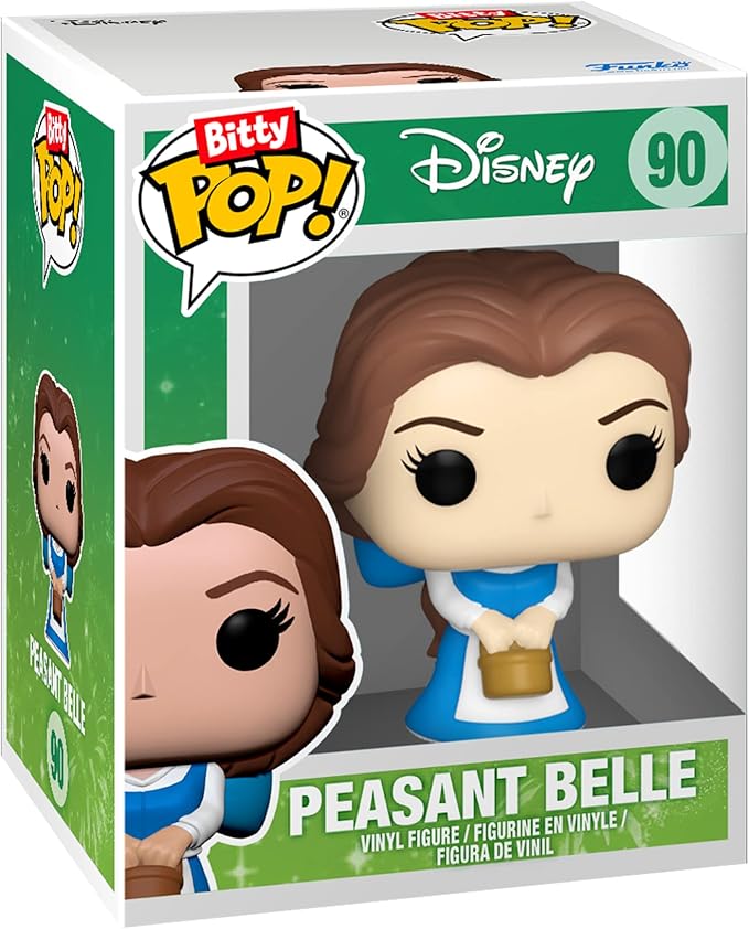 disney - princess bella 4 pack 3cm  - funko pop bitty