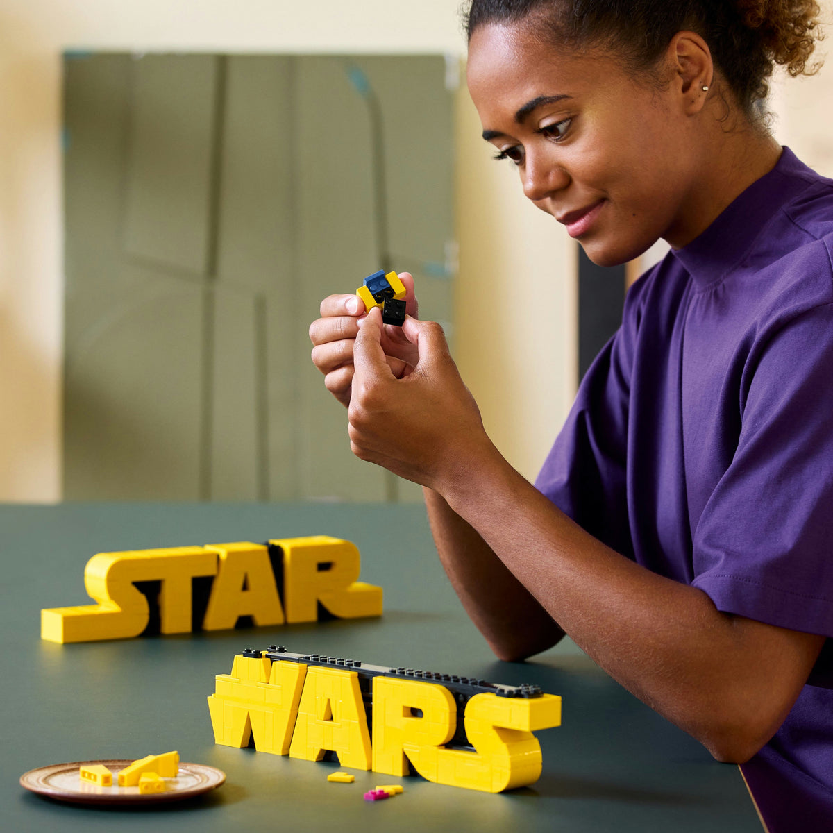 75407 - logo star wars™ in mattoncini
