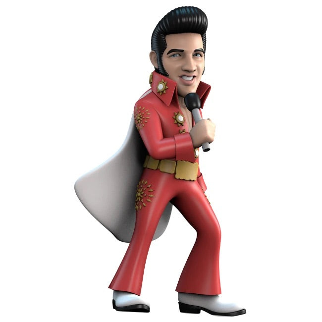 elvis presley - red suit - minix collectible figurines 12cm