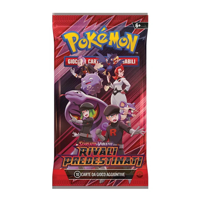pokémon scarlatto e violetto - rivali predestinati - bustina singola 10 carte (ita)