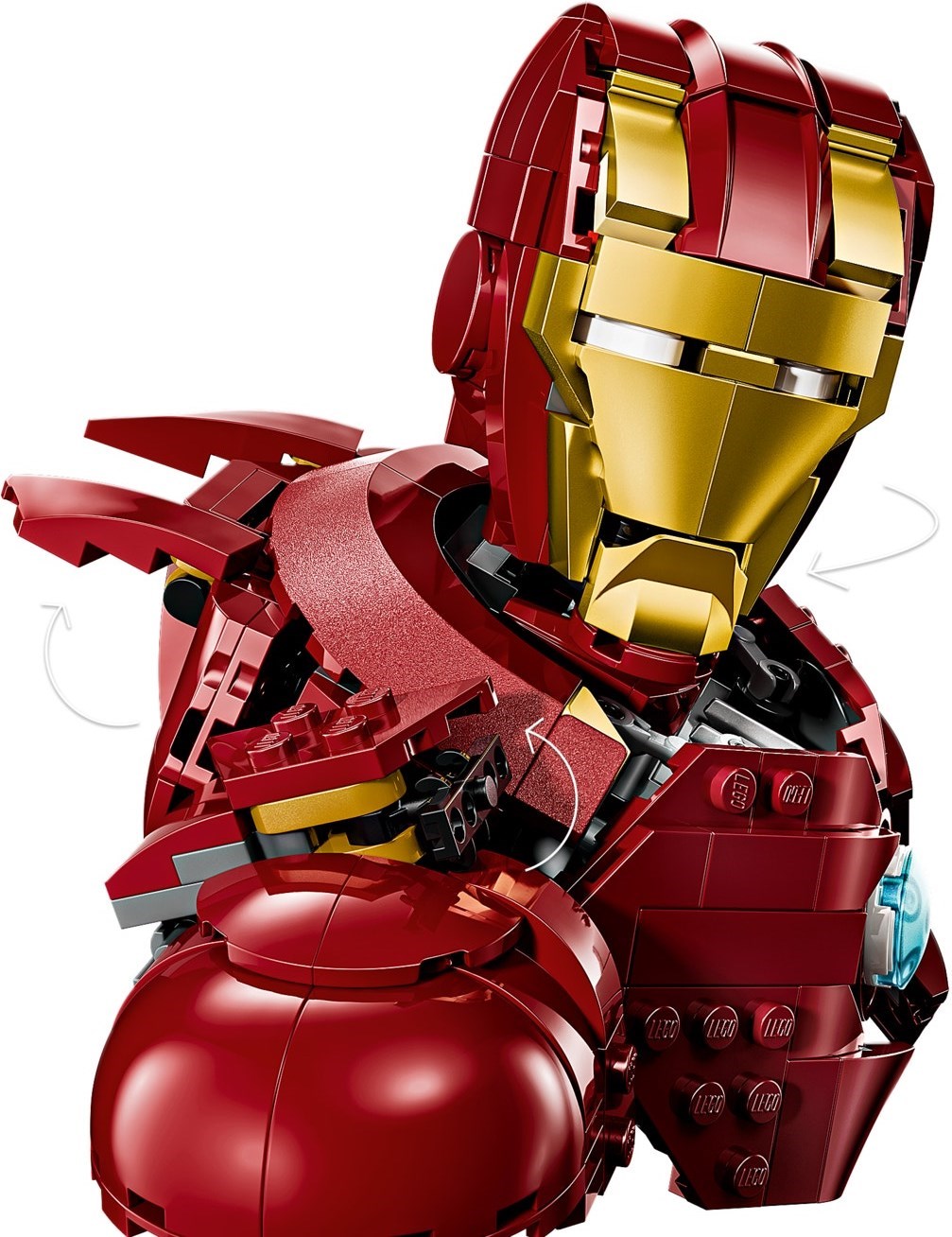 LEGO Super Heroes 76327 busto di iron man mk4