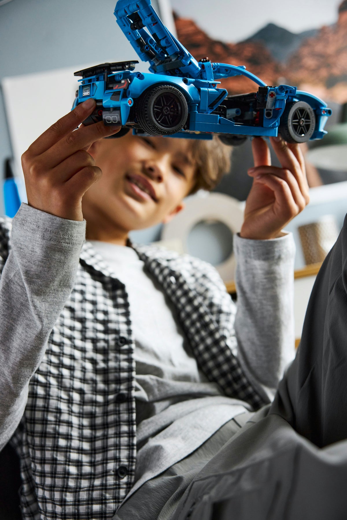 LEGO Technic 42217 chevrolet corvette stingray blu