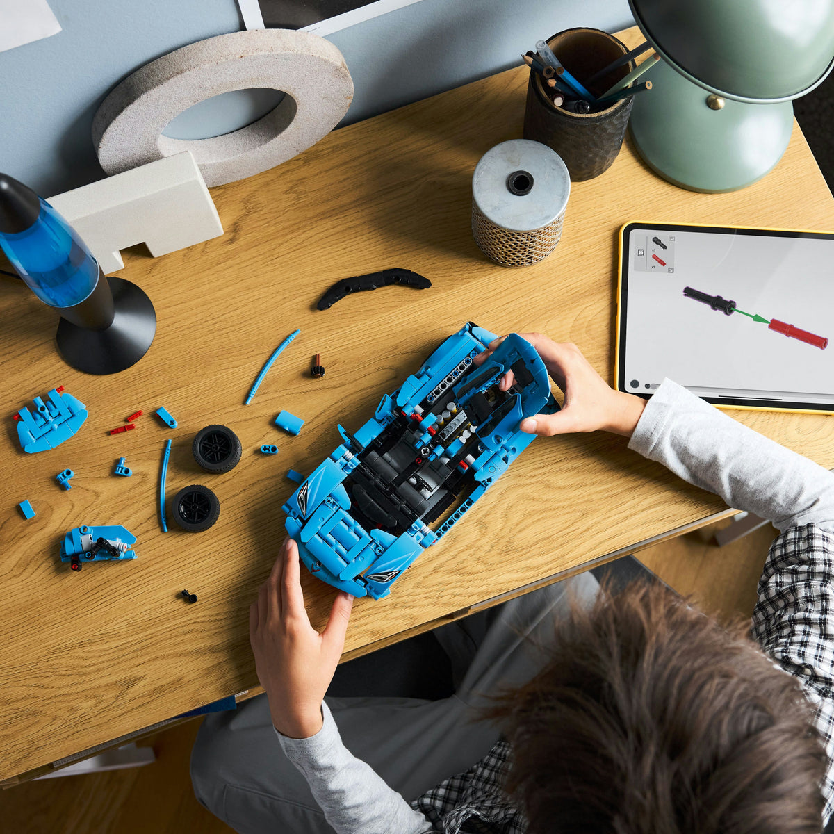 LEGO Technic 42217 chevrolet corvette stingray blu