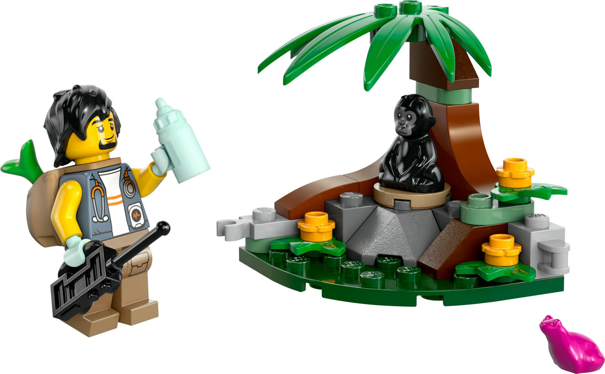 LEGO City 30665 l’incontro con il cucciolo di gorilla