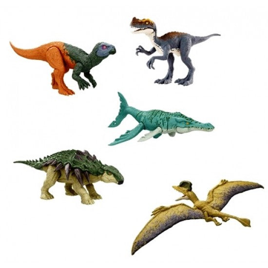 jurassic world rebirth pericolo giurassico - dinosauri assortiti