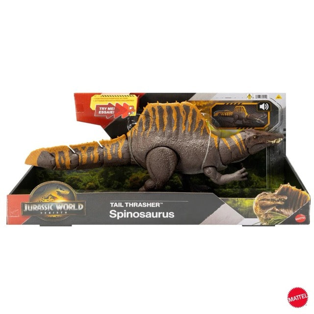 jurassic world rebirth - spinosauro attacco furioso