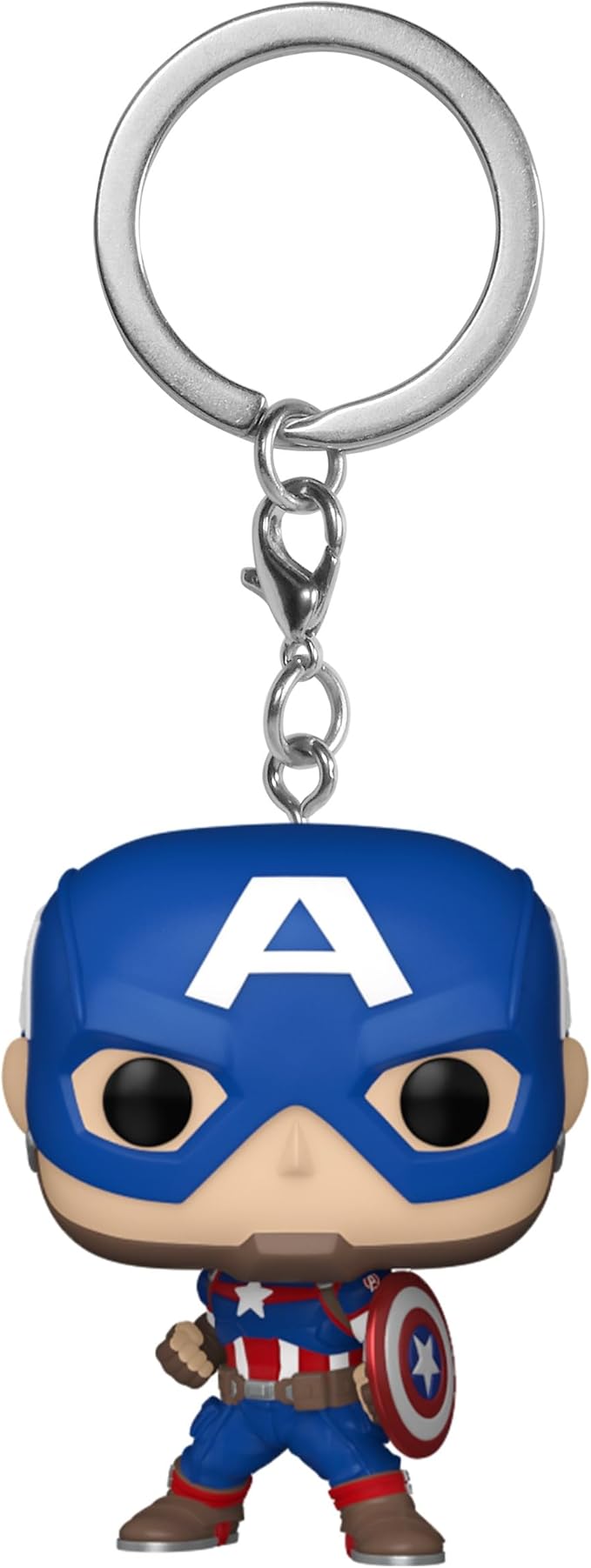 marvel - captain america 4cm - funko pocket pop! portachiavi