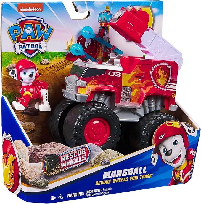 paw patrol rescue wheels - marshall