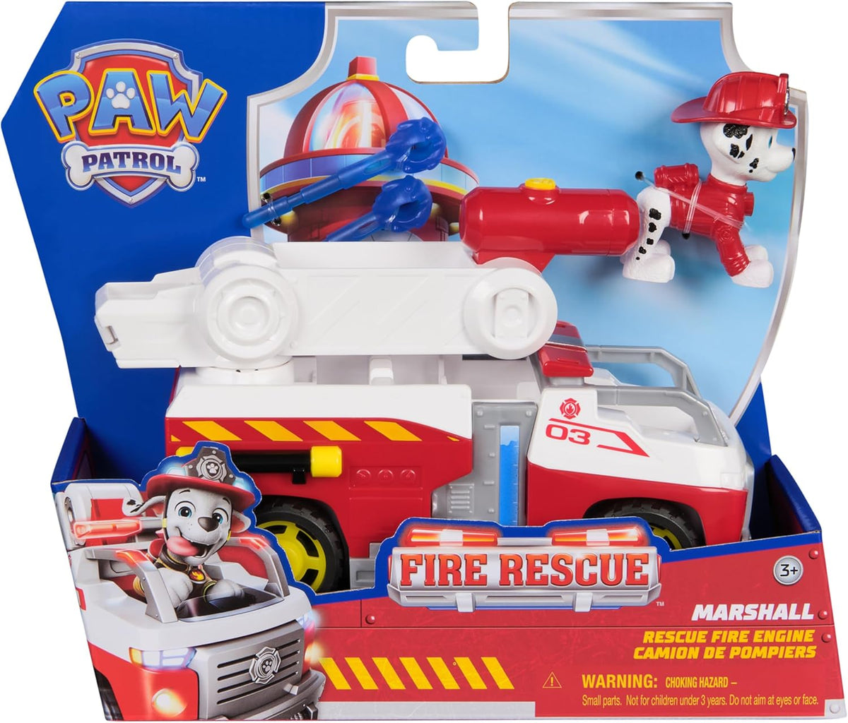 paw patrol fire rescue - marshall