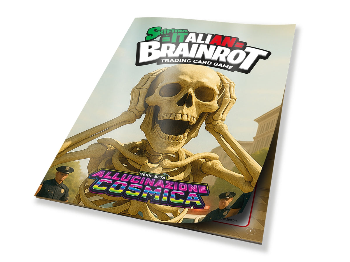 skifidol - italian brainrot tcg - allucinazione cosmica - album raccoglitore