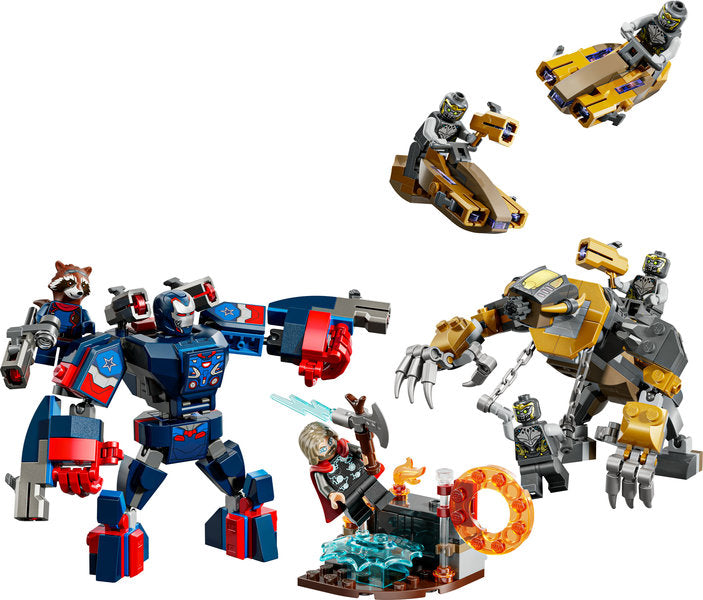 LEGO Super Heroes 76322 avengers: endgame thor contro chitauri