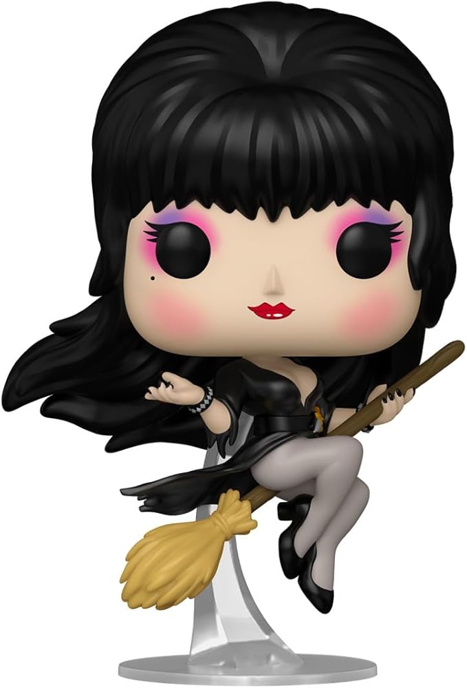 elvira mistress of the dark - elvira with broom 9cm - funko pop! 93