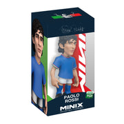 paolo rossi - italia - football legends 112i - minix collectible figurines 12cm