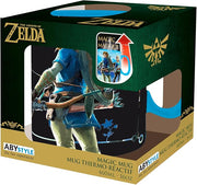 the legend of zelda - tazza termosensibile 460ml - breath the wild