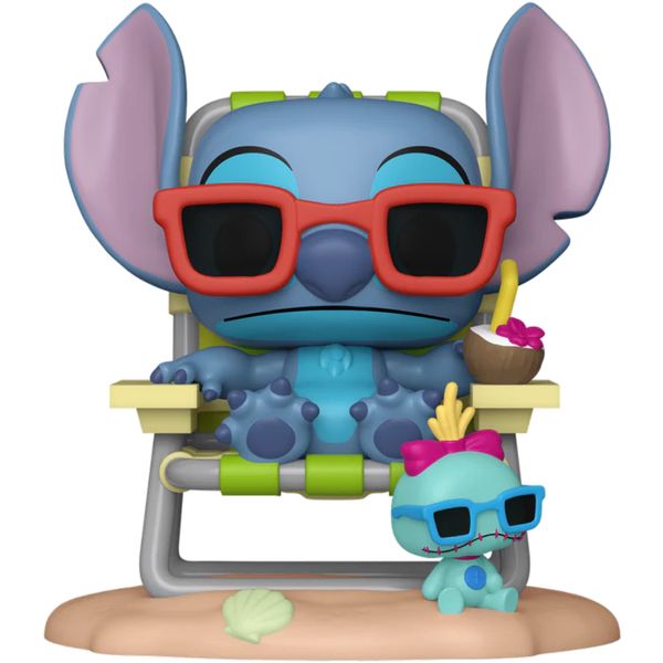 disney: lilo & stitch - stitch in sunlounger - funko pop! 1639