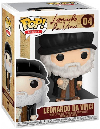leonardo da vinci - leonardo da vinci 9cm - funko pop! 04
