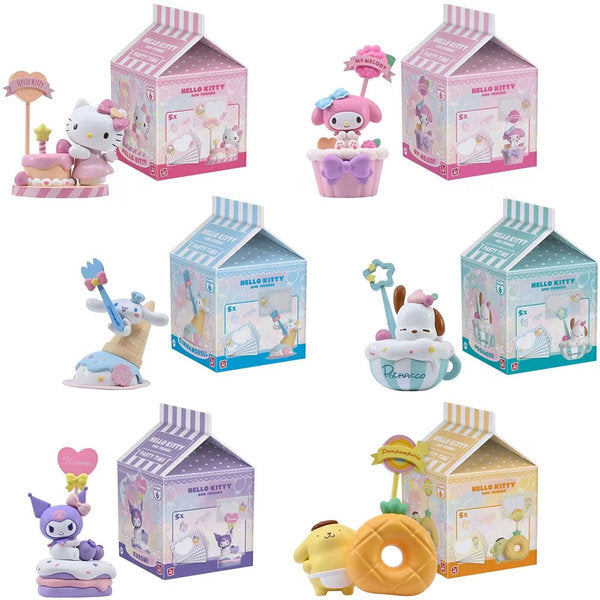 hello kitty and friends - memo stand party time - 1 personaggio assortito