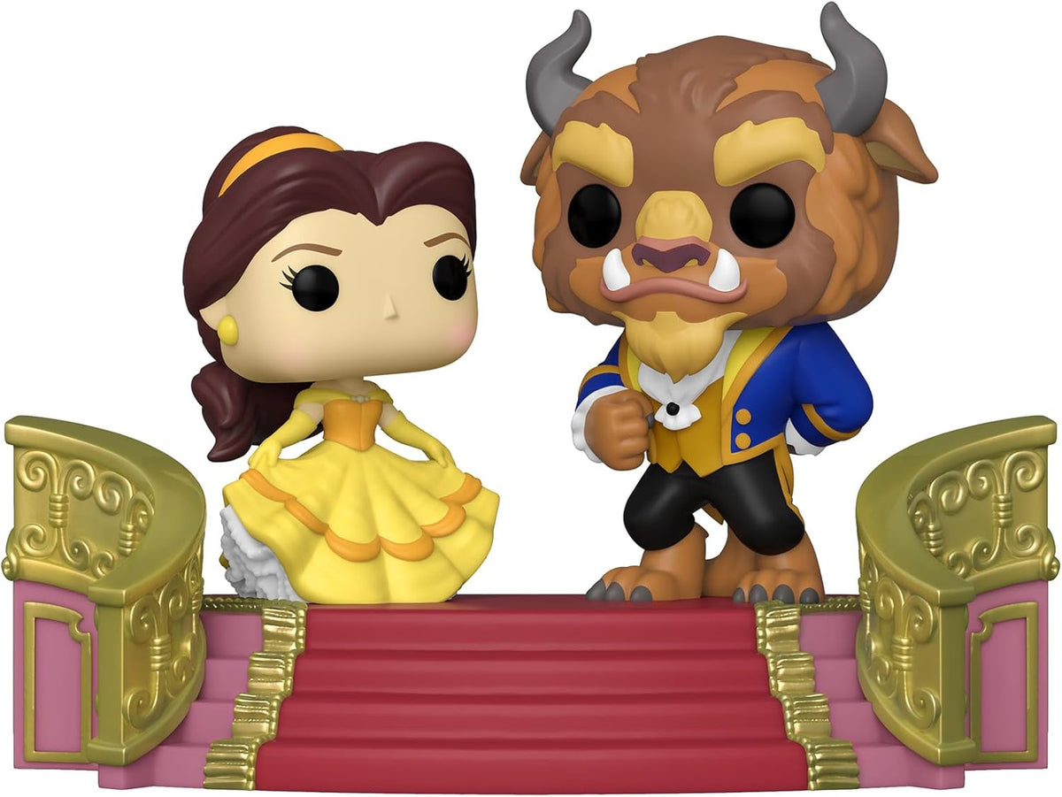 disney: beauty and the beast - belle & the beast - funko pop! moment 1141