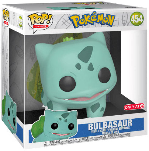 pokémon - bulbasaur 25cm - funko pop! 454 jumbo